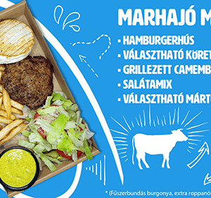 Marhajó Menü Tál